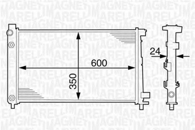 MAGNETI MARELLI 350213823000 -  Радиатор, охлаждение двигателя